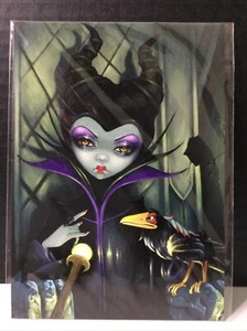 Disney Parks WonderGround Maleficent Enthroned Postcard Jasmine Becket Griffith - Picture 1 of 3