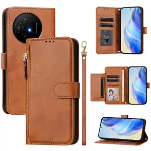 For TCL 50 XL, Luxury Multi-function Flip Leather Stand Wallet Case Cover +Strap - Picture 1 of 33