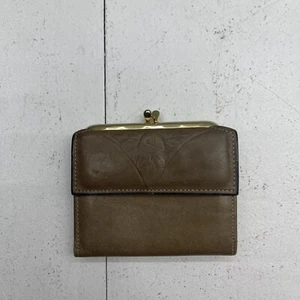 Vintage Rolfs American Classic Brown Cowhide Bi Fold Coin Pouch Wallet - Picture 1 of 10