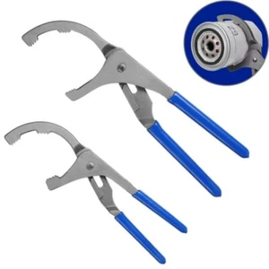 Adjustable Oil Filter Wrench Set 9" & 12" Oil Filter Pliers Oil Filter Removal T - Picture 1 of 7