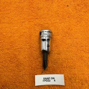 Snap On 3/8" Drive No2 POZIDRIV Phillips Screwdriver Socket FPD22 Engraved - Picture 1 of 8