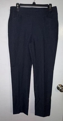 Perfect Stretch by Chico's Navy Blue Pull on Pants Size 1.5 Short Career Dress - Image 1 of 4