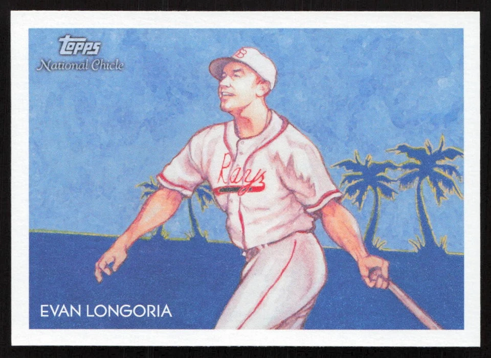 2010 Topps National Chicle Evan Longoria #33 Tampa Bay Rays - Image 1 of 2