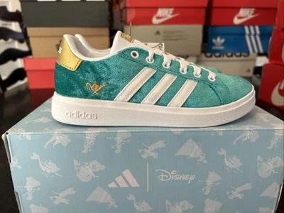 Tênis Disney Princesa Jasmim Adidas X Grand Court 2.0 Meninas Tamanho 2 Novo Na Caixa - Imagem 1 de 4