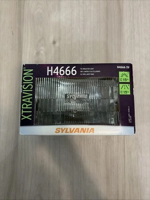 Farol de halogênio feixe selado SYLVANIA H4666 XtraVision substituição (pacote com 1) - Imagem 1 de 4
