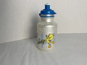 Vintage Six Flags Looney Tunes Souvenir Water Bottle- Tweety Bird - Plastic - Picture 1 of 8