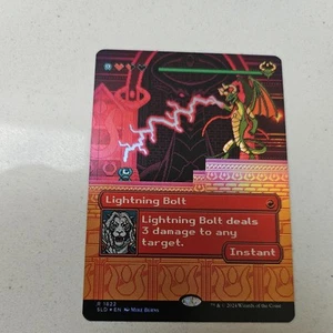 Lightning Bolt #1822 FOIL NM/M Extra Life Pixel Perfect Secret Lair MTG Magic - Picture 1 of 2