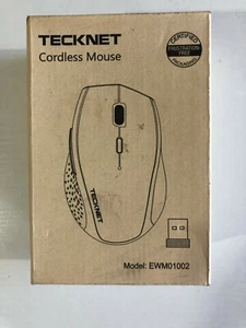Tecknet - EWM01002 - CORDLESS MOUSE - Gray - NEW - Picture 1 of 3