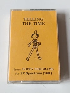 Telling The Time - Set The Clock - Mohnprogramme - Sinclair Spectrum 1982 SELTEN! - Bild 1 von 7