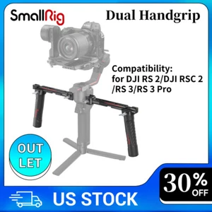 SMALLRIG Dual Handle Handgrip for for DJI RS 2 / RSC 2 / RS 3 / RS 3 Pro Gimbal  - Zdjęcie 1 z 6