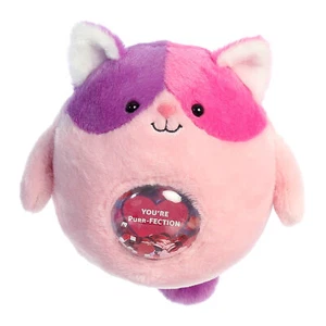 Aurora - Shaker - 5" Love Cat Playful Stuffed Animal - Picture 1 of 4