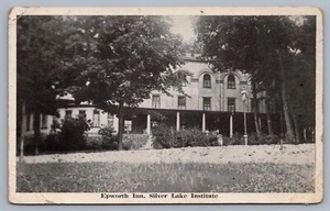 Postal K2 Epworth Inn Silver Lake Institute Wyoming County NY 1921 - Imagen 1 de 3