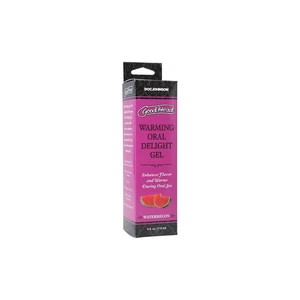Doc Johnson GoodHead - 4 fl oz Warming Oral Delight Gel - Watermelon - Picture 1 of 3