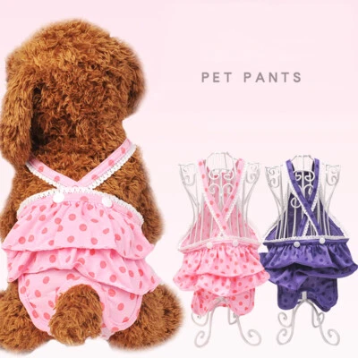 Female Dog Nappy Diaper Season Dog Puppy Period Knicker Hygiene Menstrual Pants↗ - Image 1 of 4