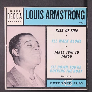 LOUIS ARMSTRONG: vol. 1 DECCA 7" EP 45 RPM Canada - Picture 1 of 4