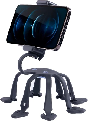 Cell Phone Octopus Tripod, Universal Smartphone Holder Octopus Tripod 8 Legs for - Image 1 of 4