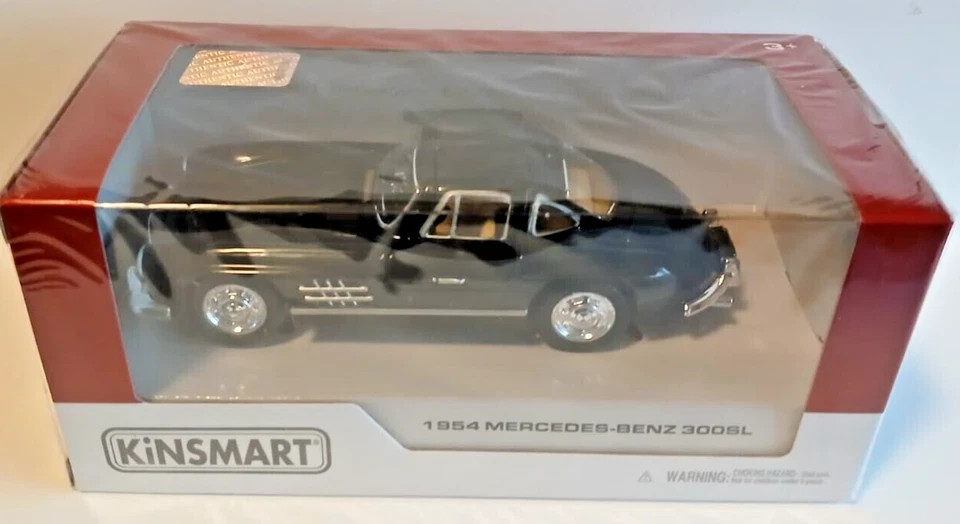 DIE CAST KINSMART - 1954 MERCEDES-BENZ 300SL NERA - SCALA 1/32 - Immagine 1 di 1