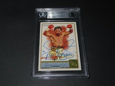 Manny Pacquiao Signed 2011 Topps Allen & Ginter Card #262 Beckett BAS COA 1A