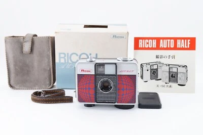 🚀🎁《COMO NUEVO en CAJA con ESTUCHE "Rojo Sol"》Cámara fotográfica automática Ricoh de medio marco E JAPÓN✈✈✈✈✈ Foto 1 de 4