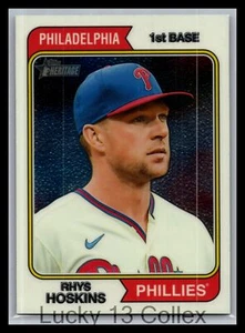 2023 Topps Heritage #409 Rhys Hoskins Chrome #/999 - Picture 1 of 2