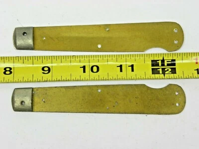 4-1/2" LOCKBACK QUEEN MOORE MAKER SCHATT MORGAN FOLDING POCKET KNIFE SCALES QC