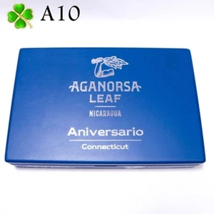 Caja de cigarros de madera Aganorsa Leaf Gran Robusto Aniversario Ct 9,25" x 6" x 1,5" A10 - Imagen 1 de 8