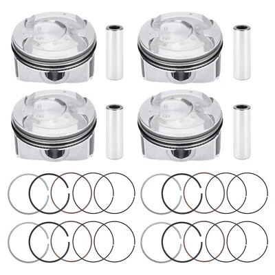 OVERSIZE +0.5MM Piston & Ring Set For Hyundai Kia Accent Rio 1.6L DOHC 2012-2016 - Image 1 of 4