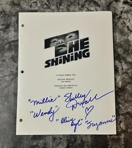 GFA The Shining '80 film * SELLEY DUVALL * sceneggiatura film firmata PROVA SD7 COA - Foto 1 di 3