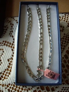 Collar largo para hombre de 23"" con pulsera de 8"" de largo a juego. - Imagen 1 de 5