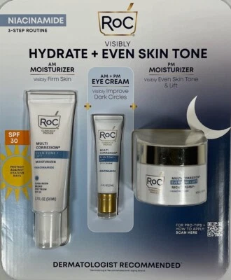 RoC Multi-Correxion Anti-Aging Bundle Face Moisturizer Night Cream & Eye Cream - Image 1 of 2
