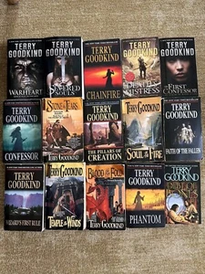 Lot Of 12 Different Books Terry Goodkind  - Picture 1 of 1