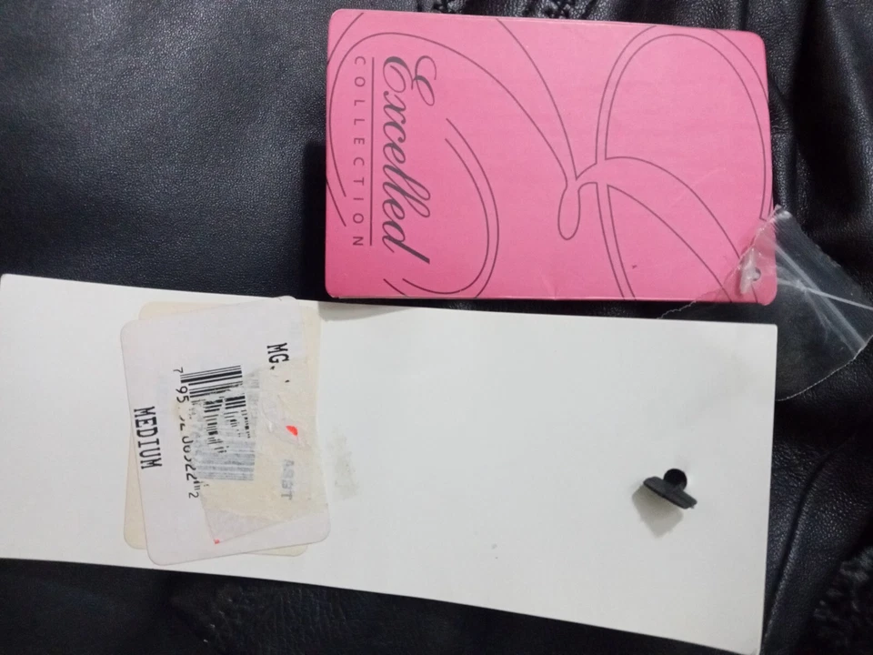 Excelled Black Leather Jacket w/removable lining Sz. M - Image 1 of 4