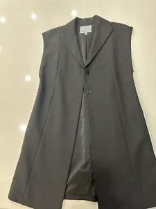 Classiques Entier Womens Casual Solid Black Medium Vest - Picture 1 of 5