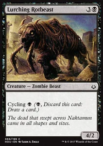 MTG 4x LURCHING ROTBEAST EXC - PUTRIDONTE BARCOLLANTE - HOU - MAGIC - Picture 1 of 1