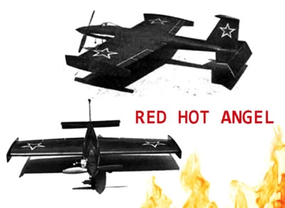 Model Airplane Plans (UC): Red Hot Angel 26" Sports Model for .19-.29 (Musciano) - Image 1 of 4