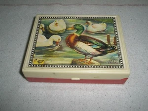 HERMANN EICHHORN Farm Animals Wood Block Puzzle w/ Cards  W. Germany - Picture 1 of 10