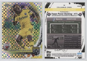 2014 Topps Chrome MLS X-Fractor Dominic Oduro #16