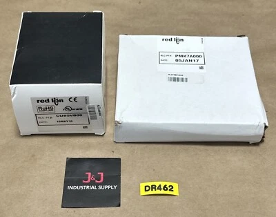 NEW OPEN BOXES- Red Lion CUB5VB00 LCD Voltage Meter + PMK7A000 Adapter Plate - Image 1 of 4