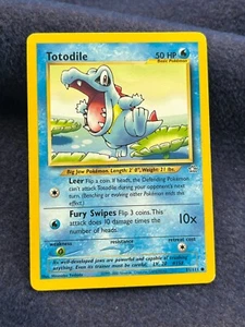 2000 Pokémon Totodile Neo Genesis Set Unlimited 81/111 WOTC - Picture 1 of 2