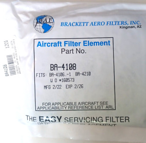 Aircraft Air Filter Airplane Element Brackett # Ba4108 fits Ba4106 & Ba4210 Ac