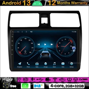 10"Android 13 Head Unit BT Radio Carplay GPS SAT Navi For Suzuki Swift 2003-2010 - Picture 1 of 12