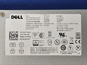 Dell HU180ES-00 180W Power Supply | Tested & Working - Picture 1 of 7