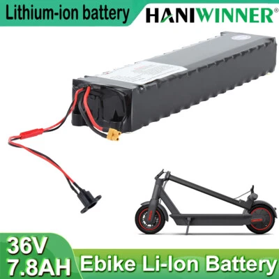 HANIWINNER Batería de bicicleta eléctrica 36V 7.8Ah batería de iones de litio para scooter eléctrico Pedelec