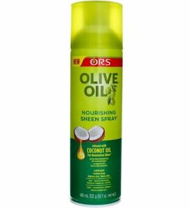 ORS Olive Oil Nourishing Sheen Spray With Coconut Oil Sheen Spray, 11.7 oz