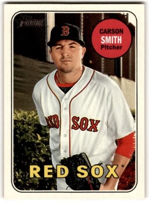 2018 Topps Heritage Carson Smith #679 Boston Red Sox - Image 1 of 2