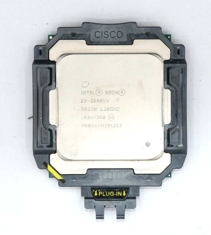 Intel Xeon E5-2698 v4 2.2GHz 20 cores / 40 threads CPU - Image 1 of 2