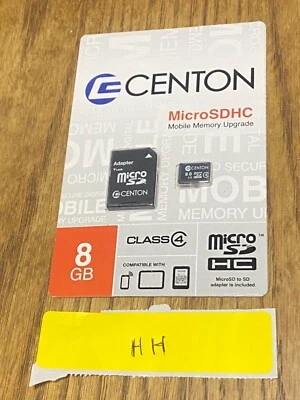 Centon Micro SDHC Memory Card Class 4 8GB - S1-MSDHC4-8G - Image 1 of 2