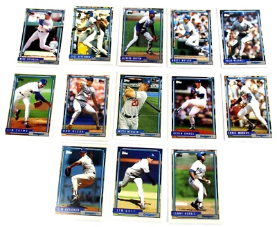 13 Dodgers бейсбольные карточки #13 #493 #418 #655 #713 #642 #123 #233 #334 #780 #688 #517 #92 "92" - Изображение 1 из 4