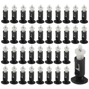 80Pcs CPU Heatsink Mount Pin Plastic Push Screw Cooler Cooling Fan Fastener4869 - Afbeelding 1 van 6