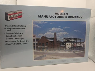 Walthers Cornerstone Series HO Scale Vulcan Manufacturing Company 933-3045 NIB - Image 1 of 4